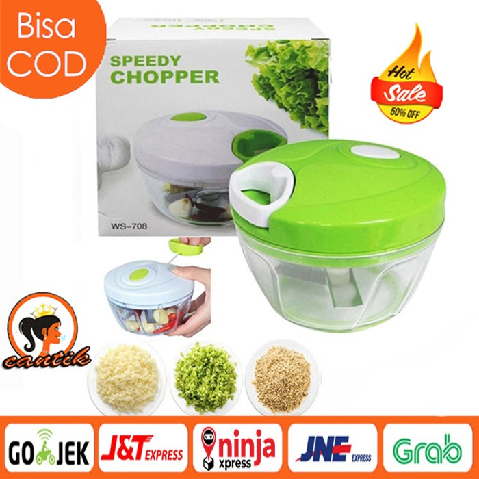 [TERMURAH] BLENDER MANUAL TARIK / MINI CUTTER MIXER SPEEDY CHOPPER