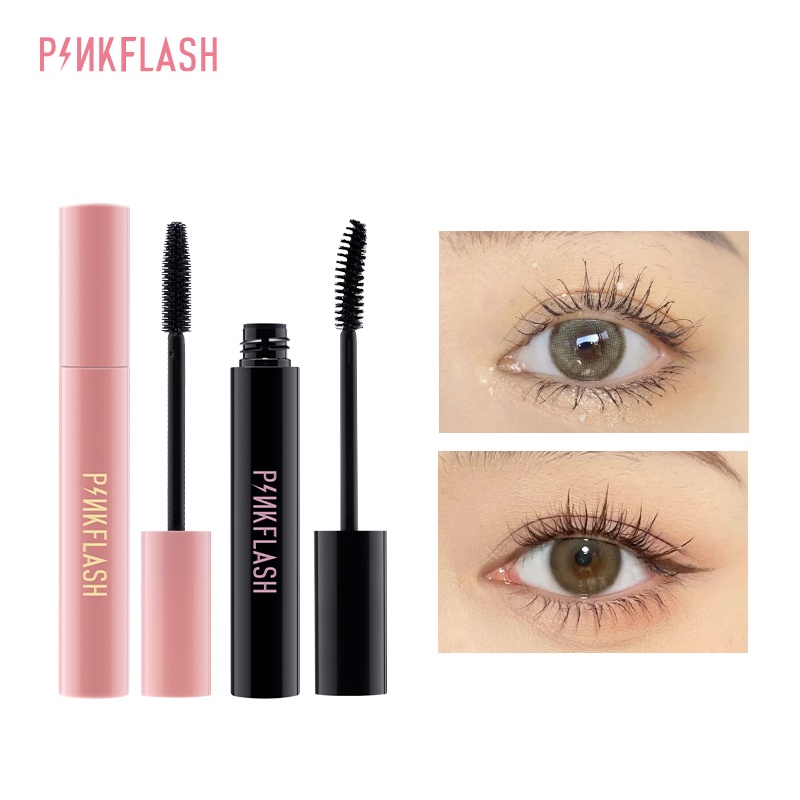 Pinkflash Maskara Day &amp; Night Tahan Air Hypercurl Mascara Lengthening Volume Longlasting Mascara