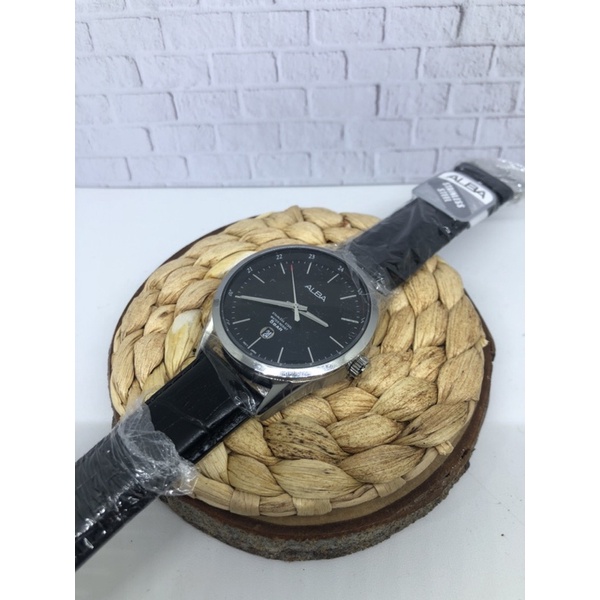 Jam Tangan Pria Alba Quartz kulit vj42 Original garansi resmi alba