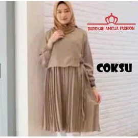 TUNIC INES FLARE SKIRT  PLISKET/TUNIC plisket/Tunic muslimah