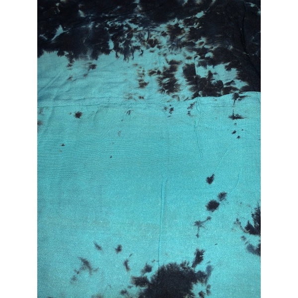 Celana Kulot Panjang Rayon Jumbo Tye Die Bali-Tosca-Hitam