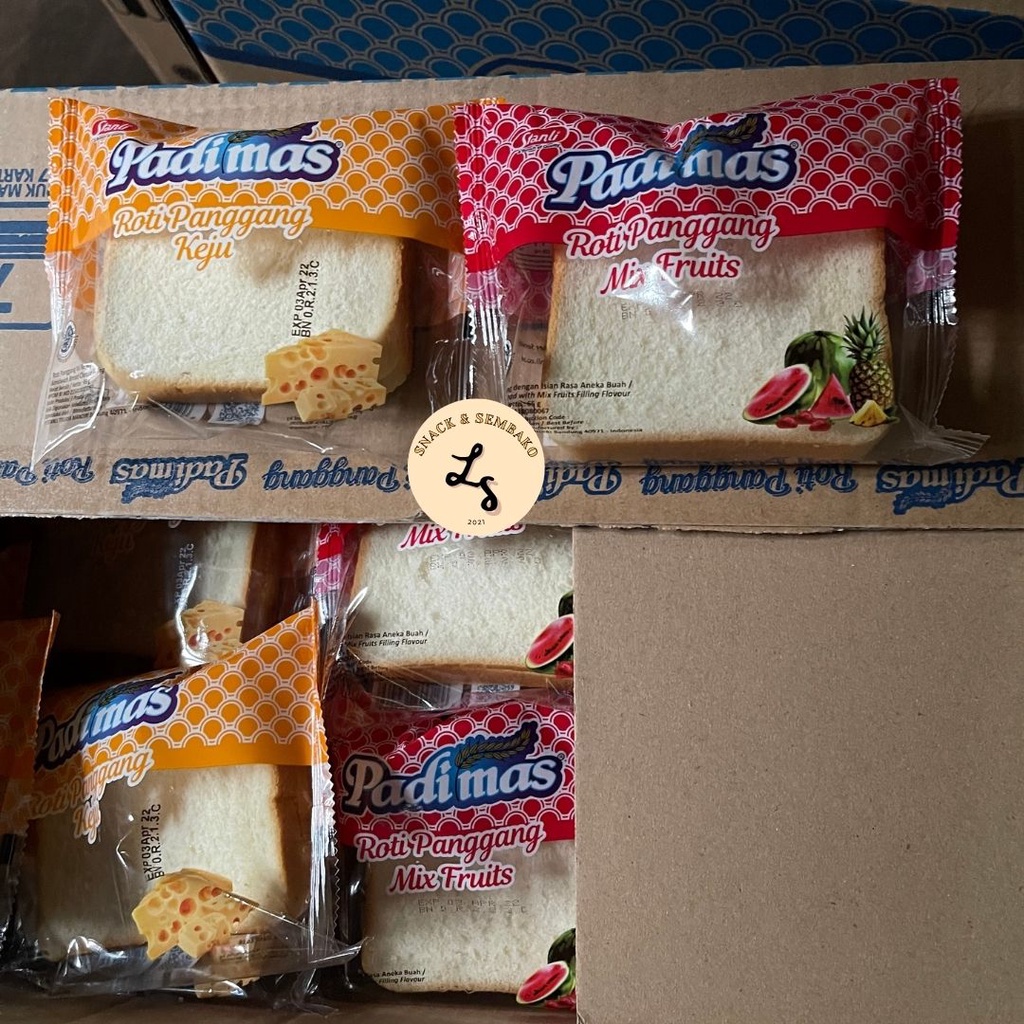Roti Panggang Padimas Rasa Coklat/Blueberry/Vanilla/Pandan/Mix Fruits/Keju-3