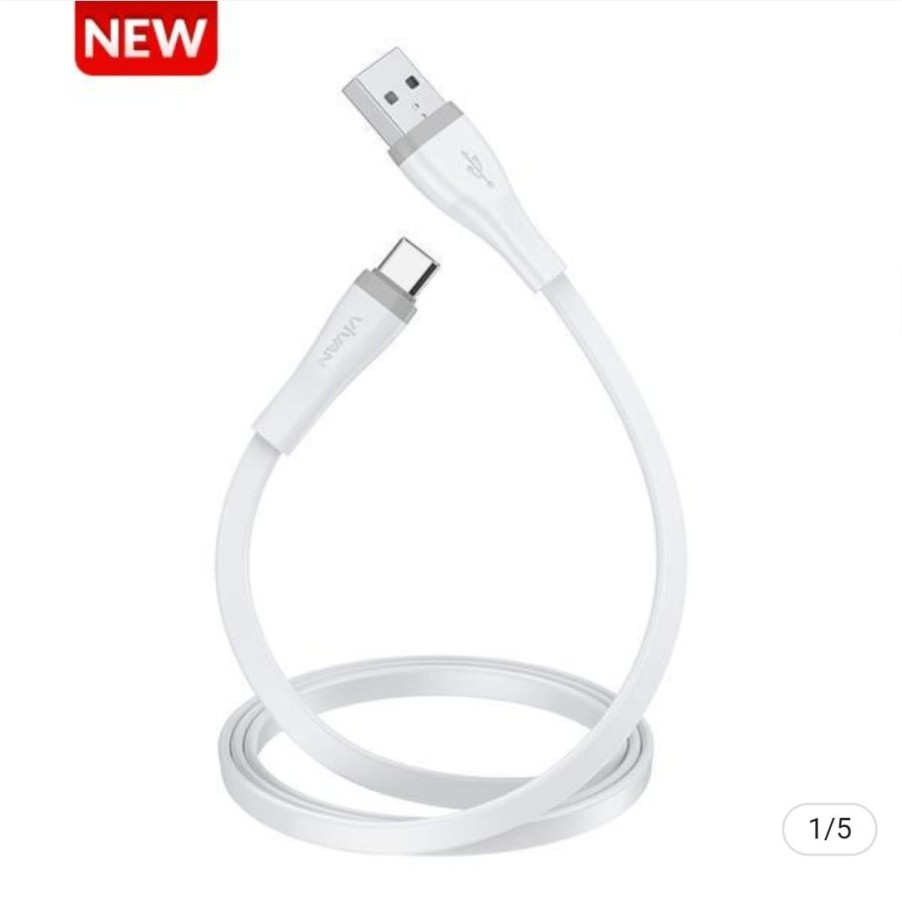 VIVAN Kabel Data SC100S Cable Data USB TYPE-C 1M Fast Charging 2,4A Garansi Original Resmi