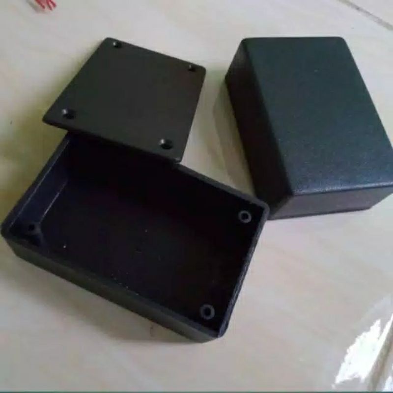 Box X6 box hitam enclosure arduino 18x12x6