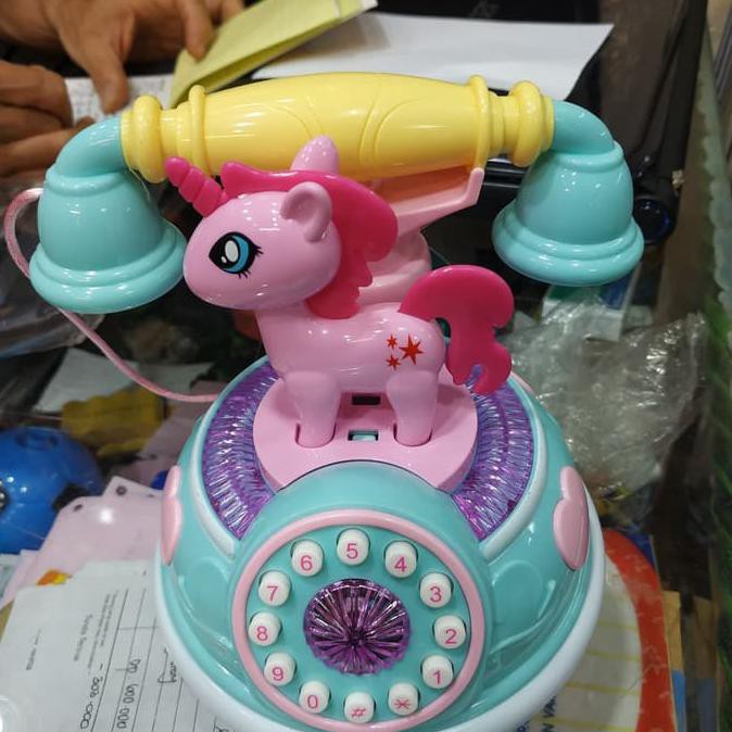 Silahkan Order Mainan Anak Telpon Model Kuda Pony Unicorn Lucu