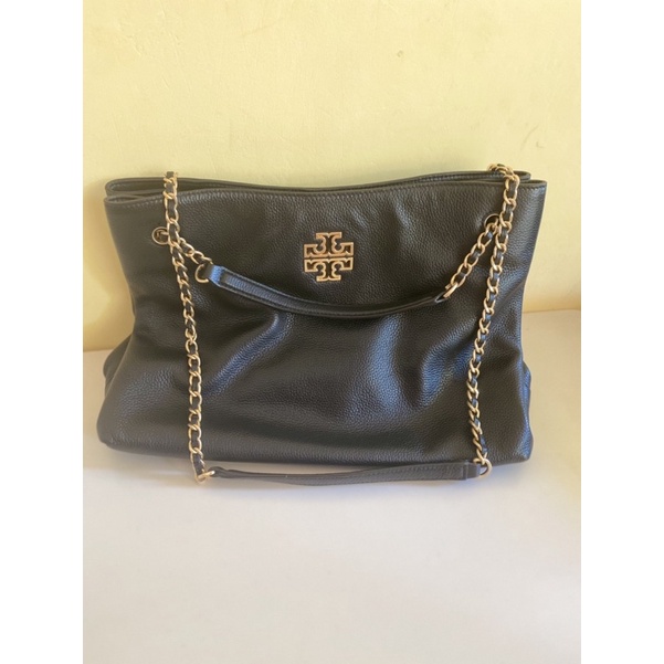 Tory Burch TB Britten Triple Compartment Tote Bag Preloved Authentic Original