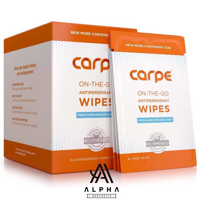 Carpe Lotion Obat Hiperhidrosis Anti Perspirant keringat berlebihan - Wipe