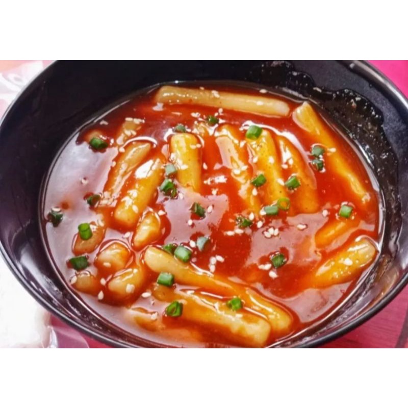 

topokki pedas gurih enak xra pedas komplit bumbu pedas bolo