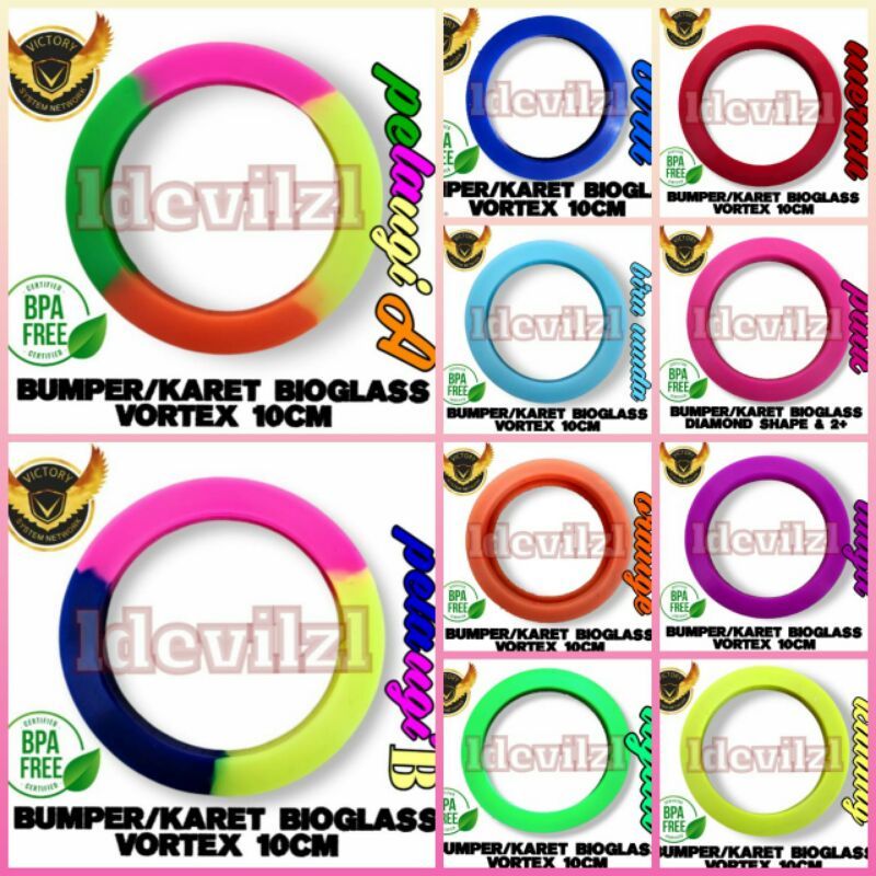 Karet Bioglass Vortex 10cm Mci