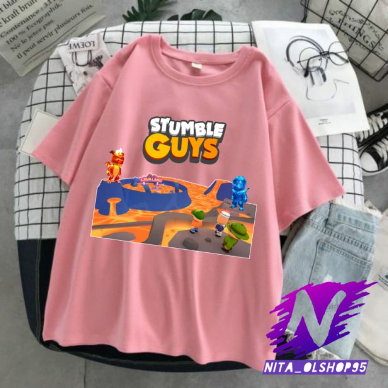 koas anak stumble guys lava land baju stumble guys map lava land