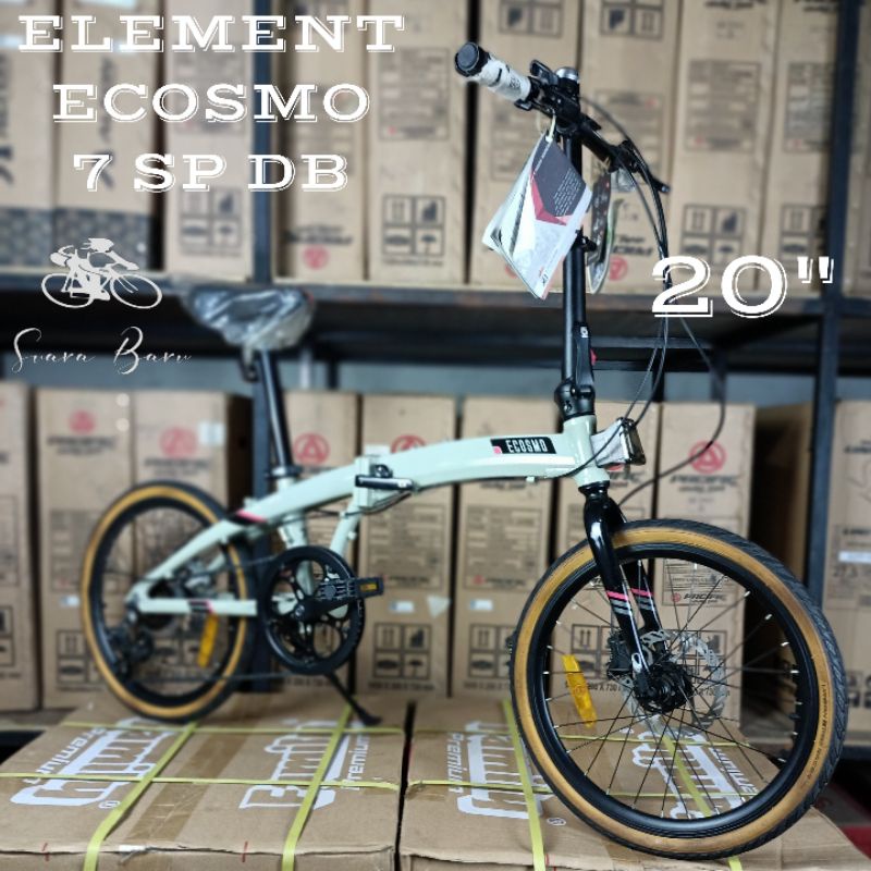 SEPEDA LIPAT ELEMENT ECOSMO 7 SPEED 20" DISC BRAKE