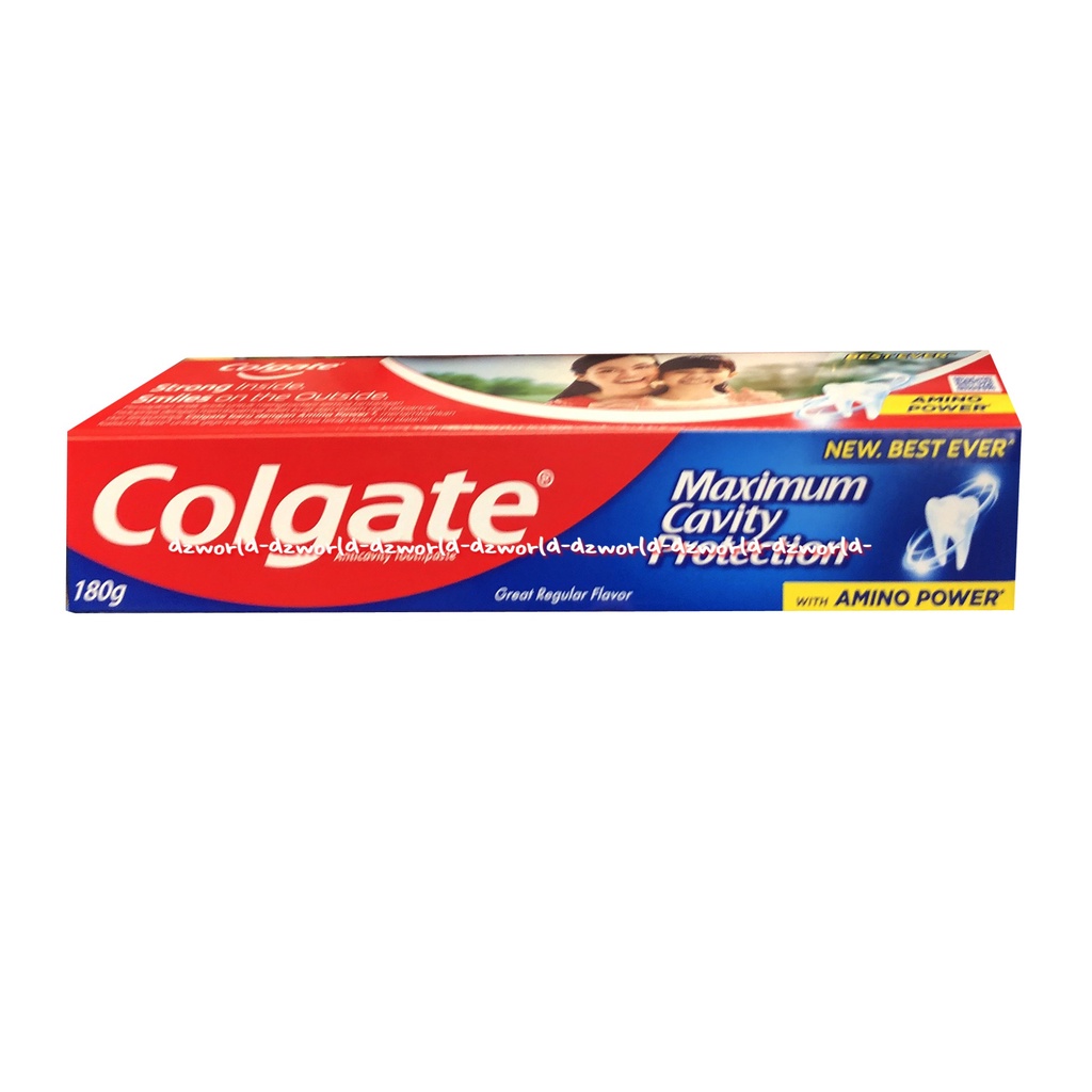 Colgate Great Regular Flavor 180gr Pasta Gigi Pencegah Gigi Berlubang Odol