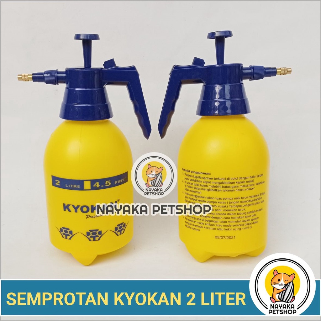 Kyokan 2 Liter Semprotan Burung Sprayer Disinfektan Air Tanaman