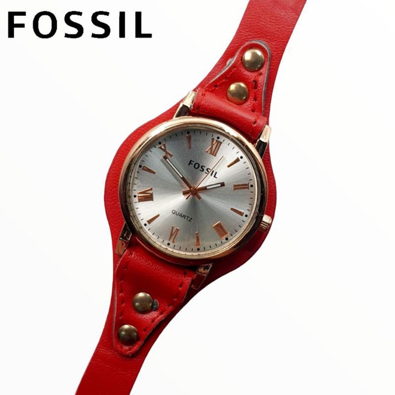 Jam Tangan Wanita Kulit Dobel Fossil