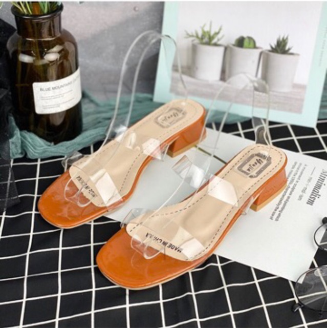 Heels Sepatu b9002 wanita import casual