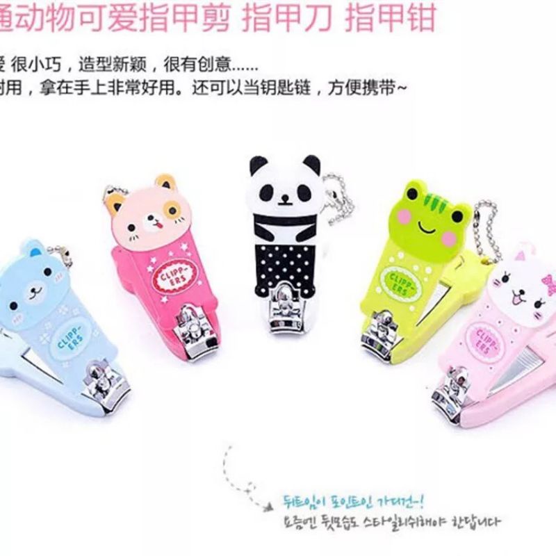 Gunting Kuku Karakter Mini / Cute Nail Clippers / Hadiah / Souvenir