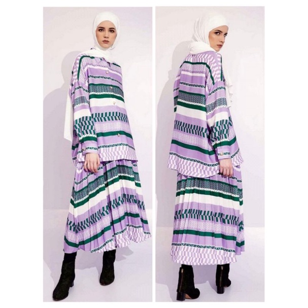 1 set abhia top skirt vivi zubedi