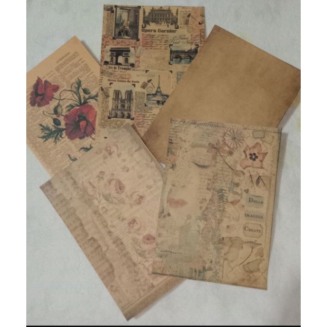 

KERTAS SCRAPBOOK Vintage /Kertas Aesthetic /Paper Vintage