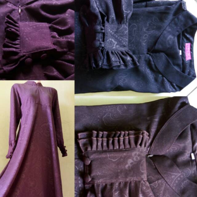 Gamis Embos Ramadani - Bahan kain eksport saudi