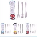 MINISO ORI DIJAMIN READY SET Sendok Garpu Pisau MARVEL SPIDERMAN HULK Gelas Mug Botol Minum Makan