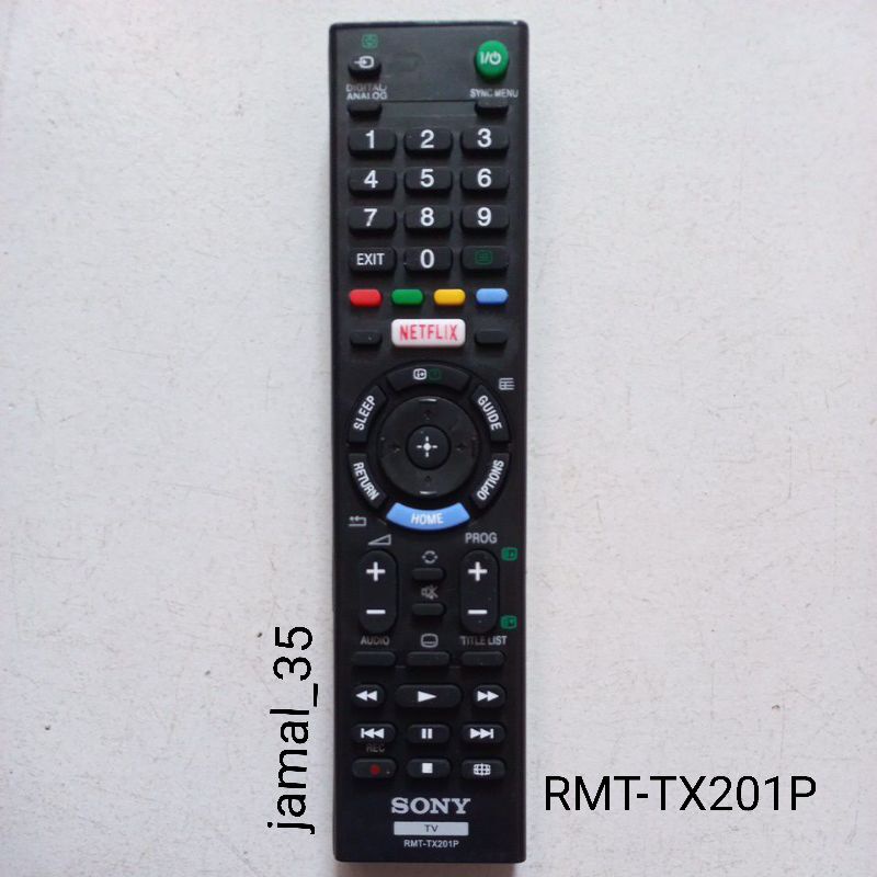 REMOTE REMOT TV SONY NETFLIX LCD LED SMART 3D RMT-TX201P