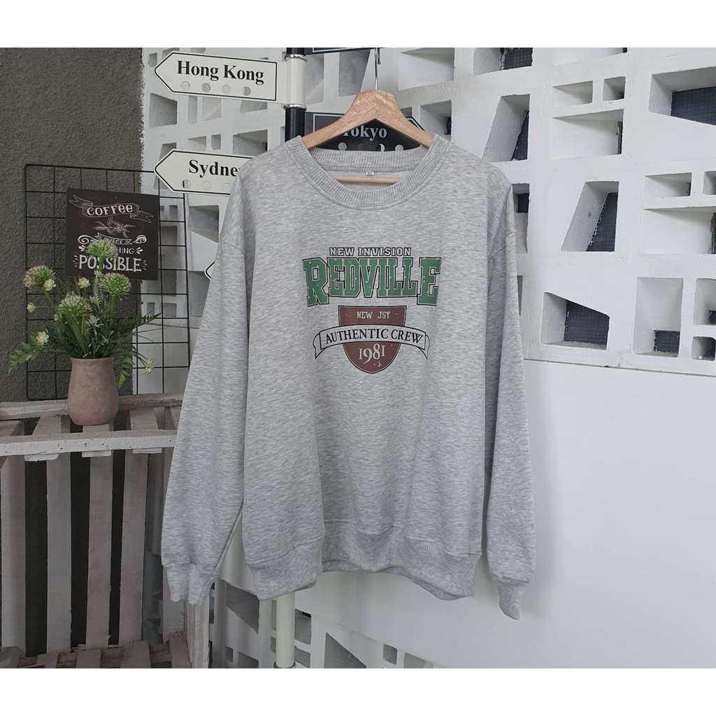 Redville sweater fleece oversize atasan wanita