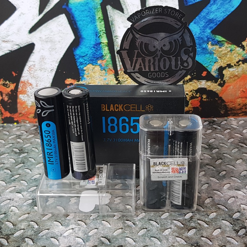 AUTHENTIC BATERRY BLACKCELL 18650 50A 3100mAh - Baterai 50 A 3100 mAh