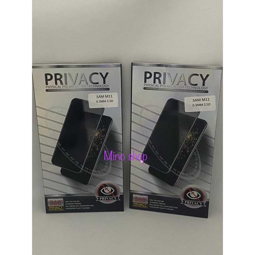 TEMPER GLASS - TG SAMSUNG M11 ANTY SPY 5D FULL SCREEN COVER