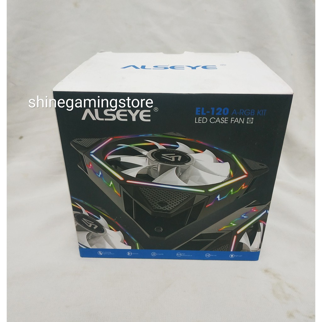 Alseye EL-120 A-RGB Kit Led case fan - Alseye Pentagon Fan kit