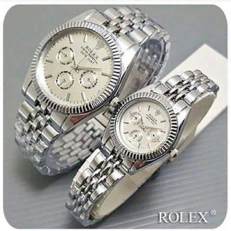 ✅ JAM TANGAN COUPLE RANTAI COUPLE WATCH FASHION PRIA WANITA JAM TANGAN MURAH CEWEK C41