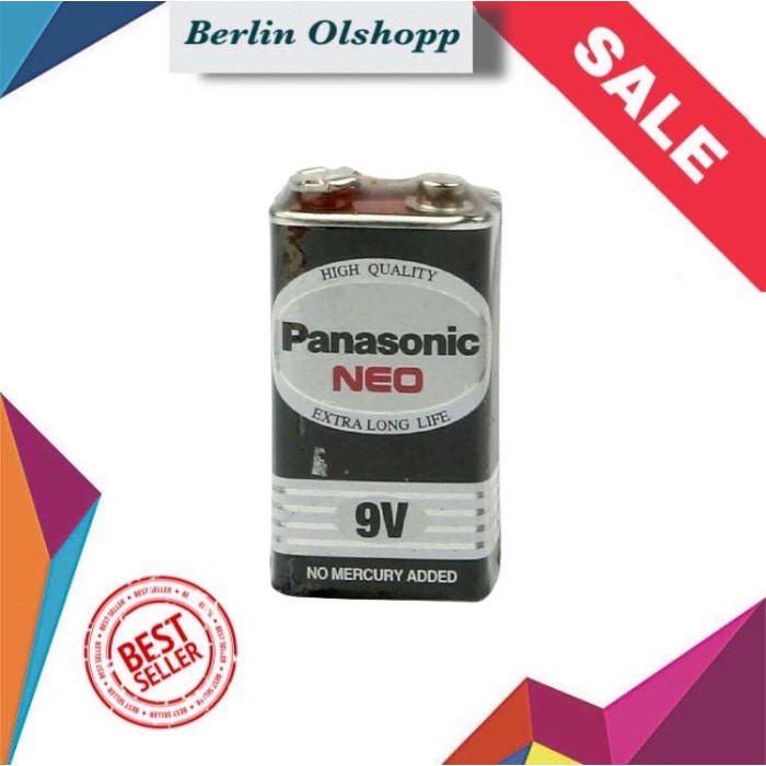 Promo baterai kotak panasonic Neo 9v 9 volt