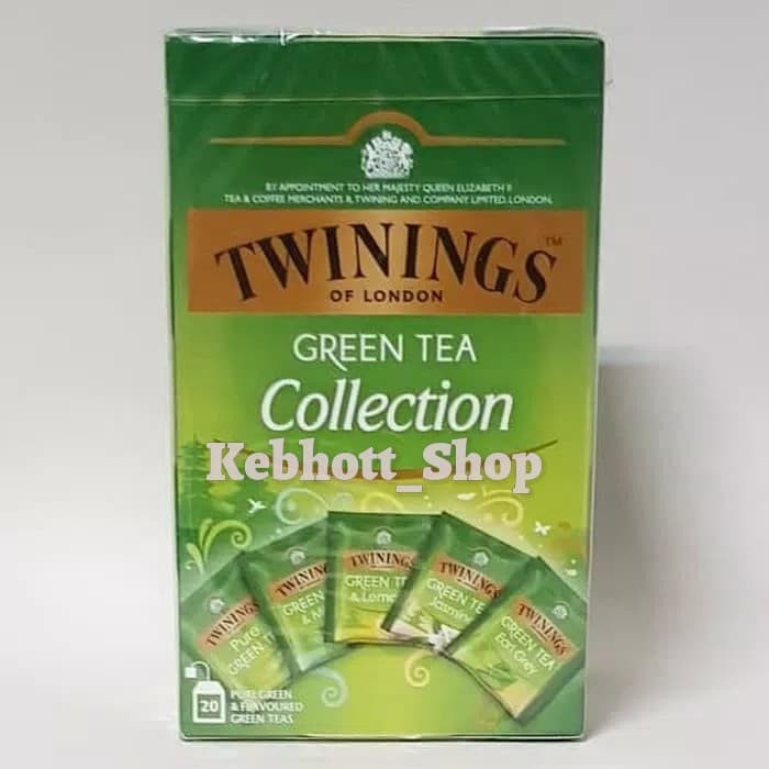 

Twinings of London Green Tea Collection 20 bags Teh Hijau 34 gr