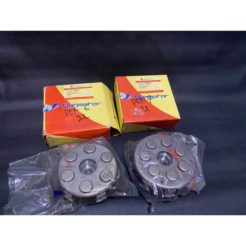 Kopling satu set komplit vespa excel exslusif px super besar per 7 gigi 21t dan kecil per 6 22t