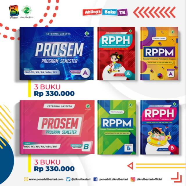 Buku Panduan Guru | RPPH - RPPM - Prosem | Buku Panduan Guru TK/Paud