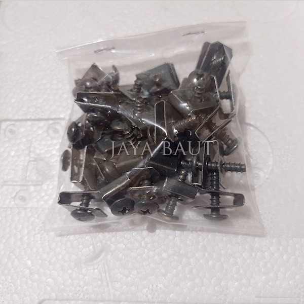 15 Pcs Baut Klip Body Motor Vario Beat 4x16