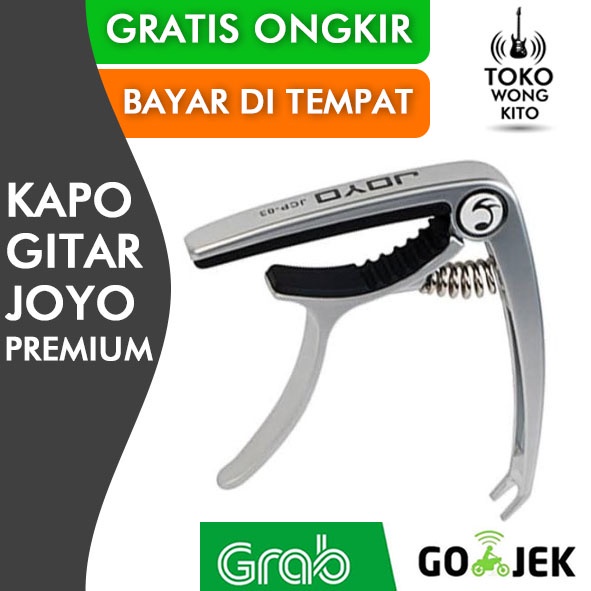 Capo Gitar Akustik Elektrik Joyo JCP-03 Kapo Gitar Light Metal Premium Guitar Capo