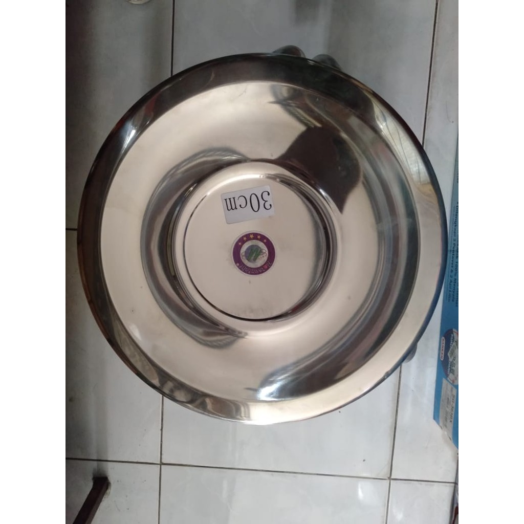 Kursi Bulat Stainless 30 cm , 6pcs