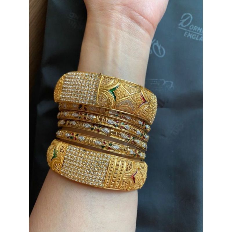 Gelang dubai india lapis emas