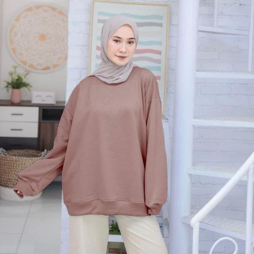 ⁂ XXL Basic Sweater Oversize | sweater wanita big size xxl | sweater polos ヵ