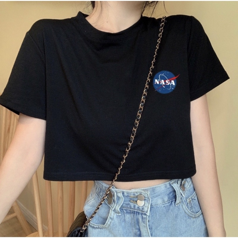 Kaos Crop Oversize NASA (LD 106, P 45)