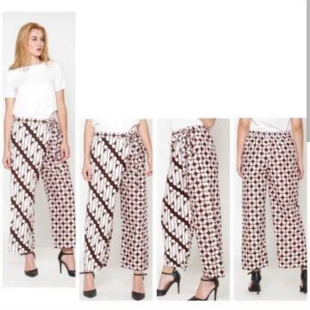 [NEW] Batik Etniq Craft - Rope Side Cullotes - Broken White