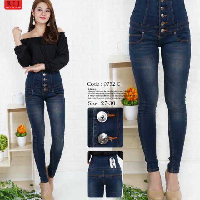 CP RIJ KANCING 5 JEANS 0752