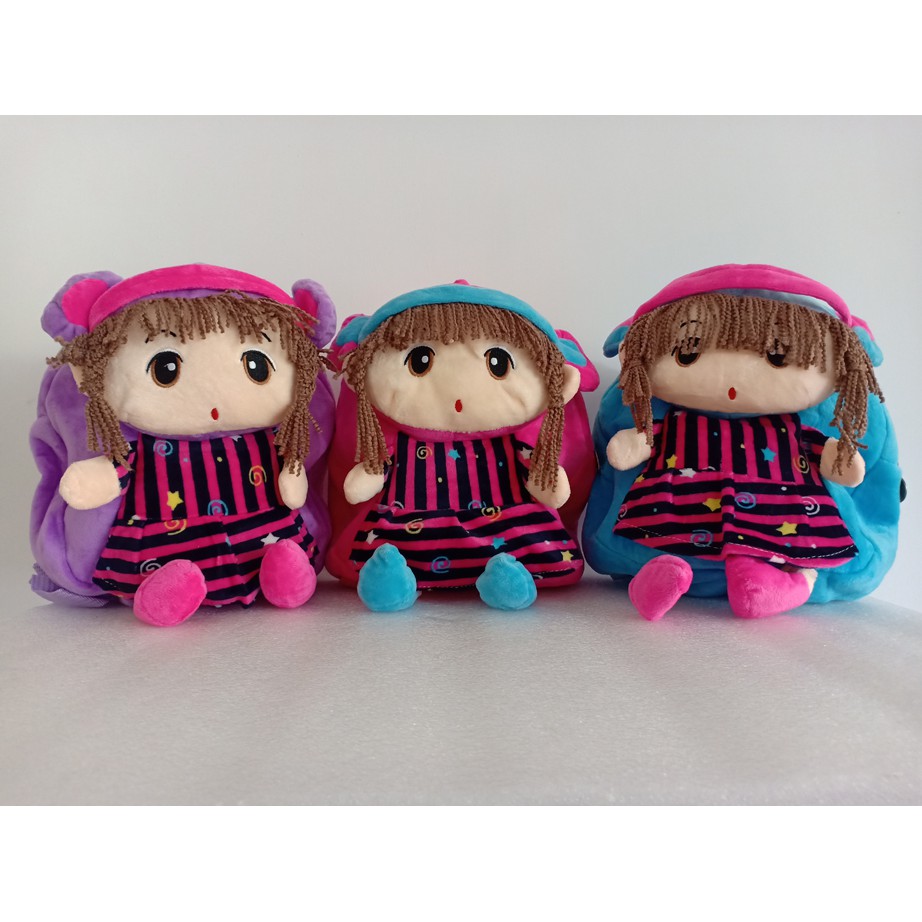 Tas Ransel Anak Cewek Baju Lurik | Tas Ransel Anak Paud | Tas Ransel Anak Cewek | Tas Ransel Boneka