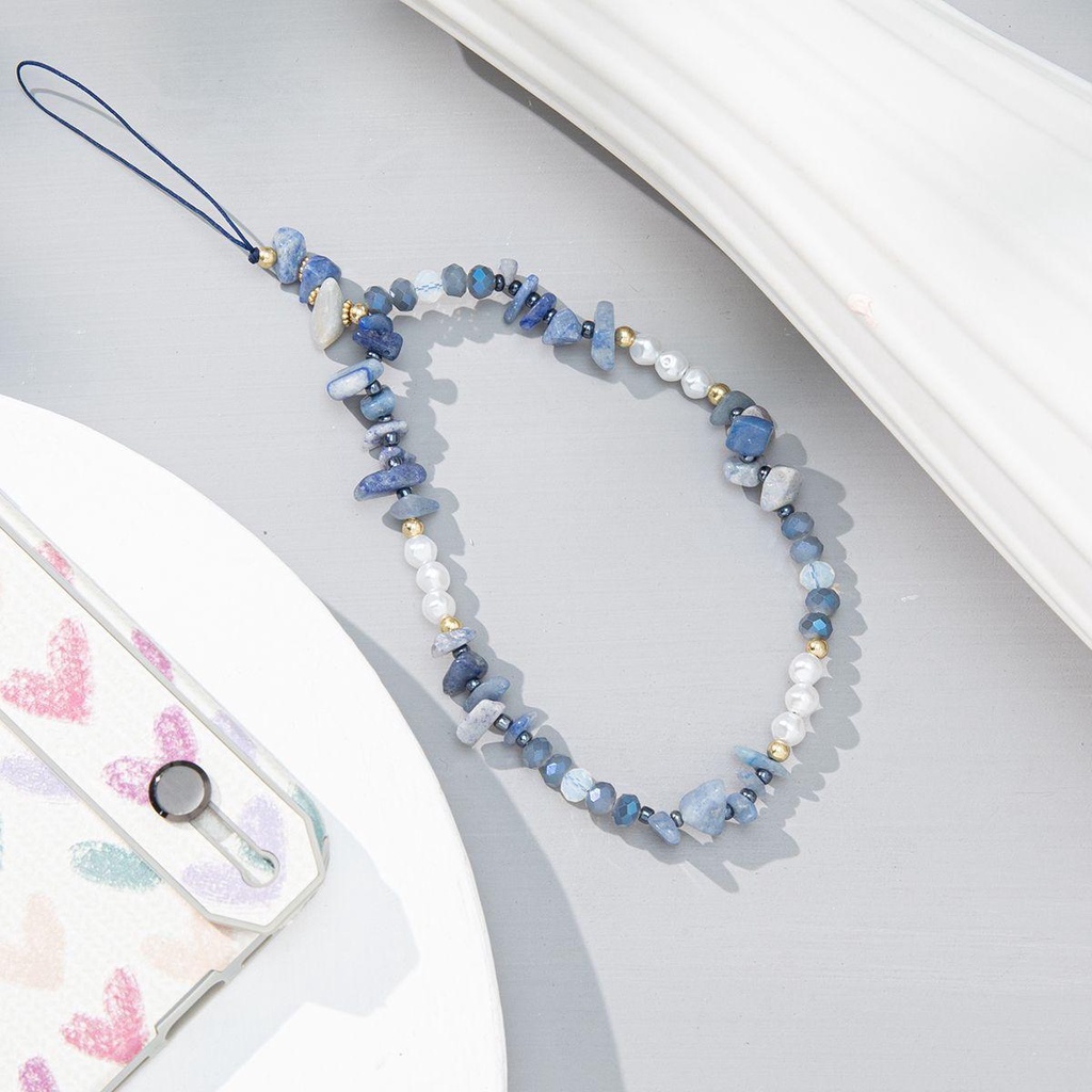 Suyo Manik-Manik Perhiasan Rantai Ponsel Anti Hilang Gelang Gantungan Kunci Kabel Gantung Lanyard Ponsel