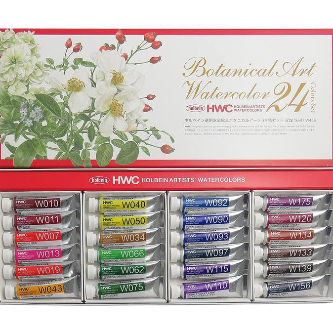 

Holbein Artist Watercolor Botanical Art Set 24 color