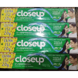 CLOSEUP EVERFRESH MENTHOL 160+20G