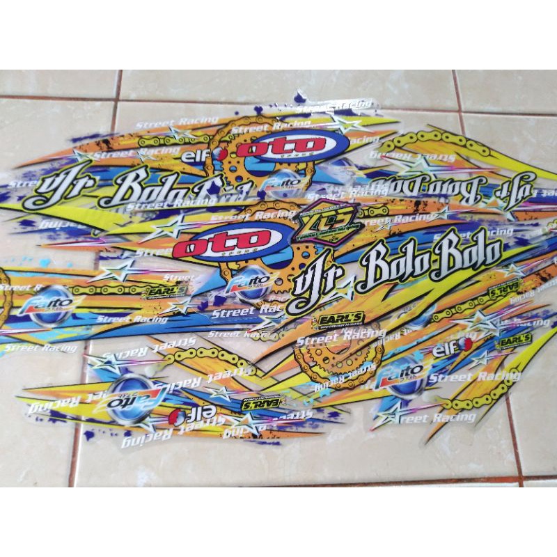 STRIPING TRANSPARAN VIXION SILUMAN BOLO BOLO