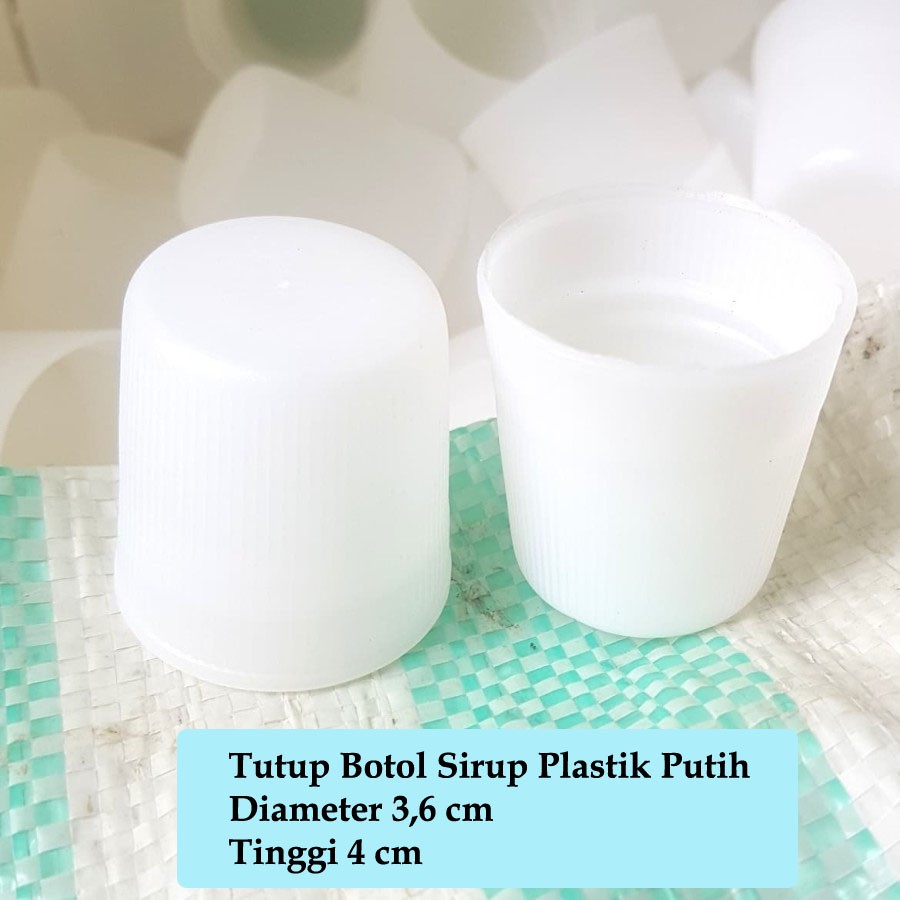 Tutup Botol Sirup Putih / Tutup Sirup Botol ABC (1PCS)