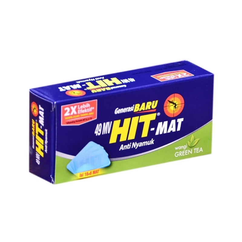 Hit Mat Refill 18 + 6 PCS  ( 24 PCS ) - Obat Anti Nyamuk Hit Elektrik