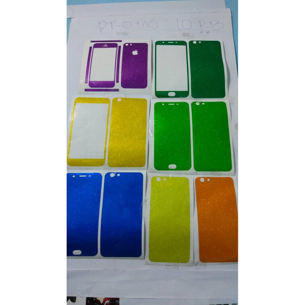 Case Sticker Skin Garskin glitter all lenovo a6000 a7000 s90 dll